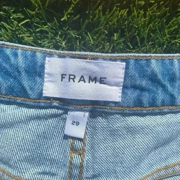 Frame Le Grand Garçon shorts blue size 29 - Picture 3 of 6